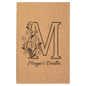 Personalized Cork Sketch Book with White Unlined Paper