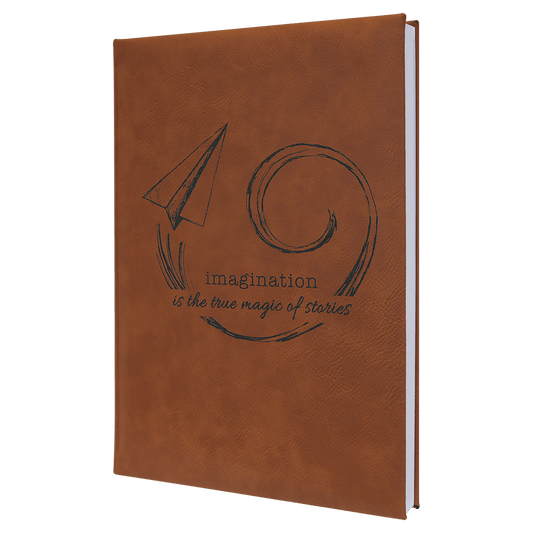 Personalized Rawhide Leatherette Journal - Leatherette