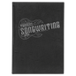 Personalized Black/Silver Leatherette Journal - Leatherette