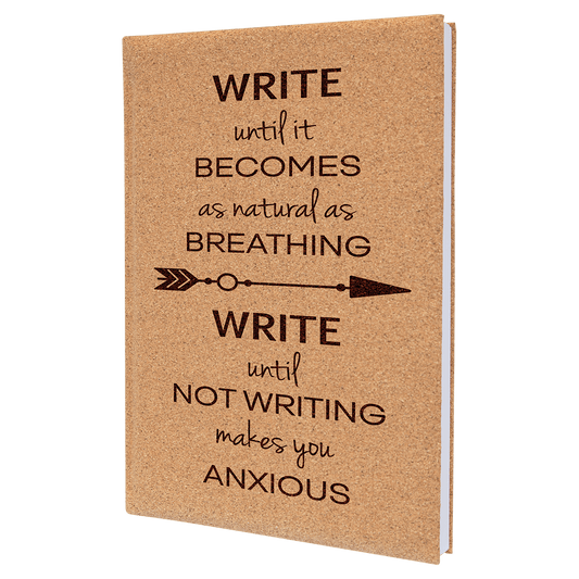 Personalized Cork Journal - Leatherette