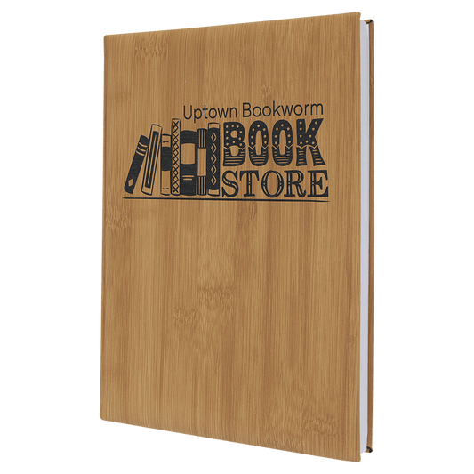 Personalized Bamboo Leatherette Journal - Leatherette