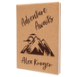 Personalized Cork Sketch Book with White Unlined Paper - Leatherette
