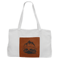 Personalized Rawhide Leatherette and Canvas Tote Bag