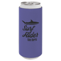 Custom Purple Leatherette Slim Beverage Holder - Leatherette