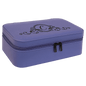 Personalized Purple Large Leatherette Jewelry Box