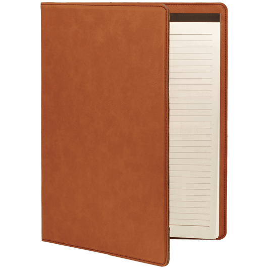 Personalized Rawhide Leatherette Portfolio - Leatherette