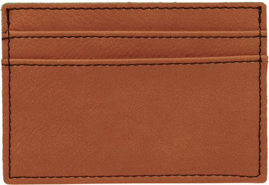 Personalized Rawhide Leatherette Wallet Clip - Leatherette