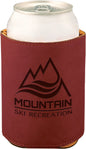 Custom Rose Leatherette Beverage Holder - Leatherette