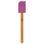 Personalized Purple Silicone Spatula with Bamboo Handle