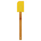 Personalized Yellow Silicone Spatula with Bamboo Handle
