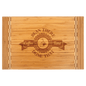 Custom Bamboo Cutting Board with Butcher Block Inlay