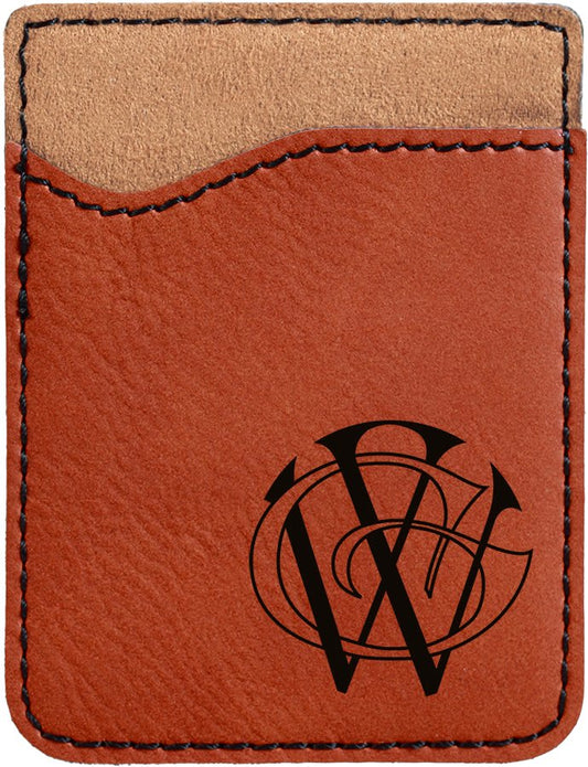 Personalized Rawhide Leatherette Phone Wallet - Leatherette