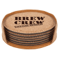 Custom Cork Round 6-Coaster Set