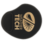 Personalized Black/Gold Leatherette Mouse Pad - Leatherette