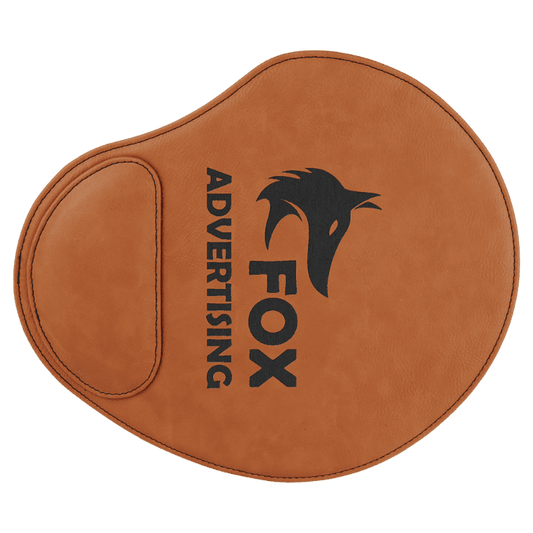 Personalized Rawhide Leatherette Mouse Pad - Leatherette