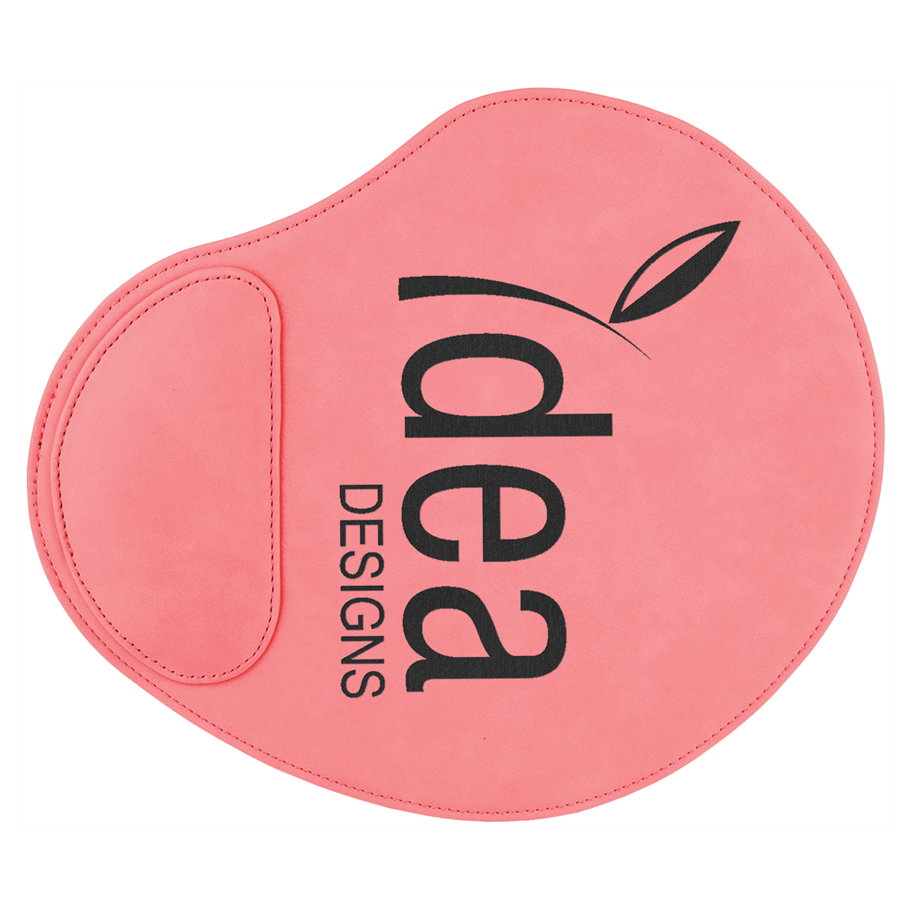 Personalized Pink Leatherette Mouse Pad - Leatherette