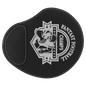 Personalized Black/Silver Leatherette Mouse Pad - Leatherette