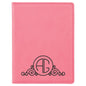 Personalized Pink Leatherette Passport Holder - Leatherette