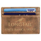 Personalized Rustic/Gold Leatherette Wallet Clip - Leatherette