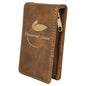 Personalized Rustic/Gold Leatherette Manicure Set - Leatherette