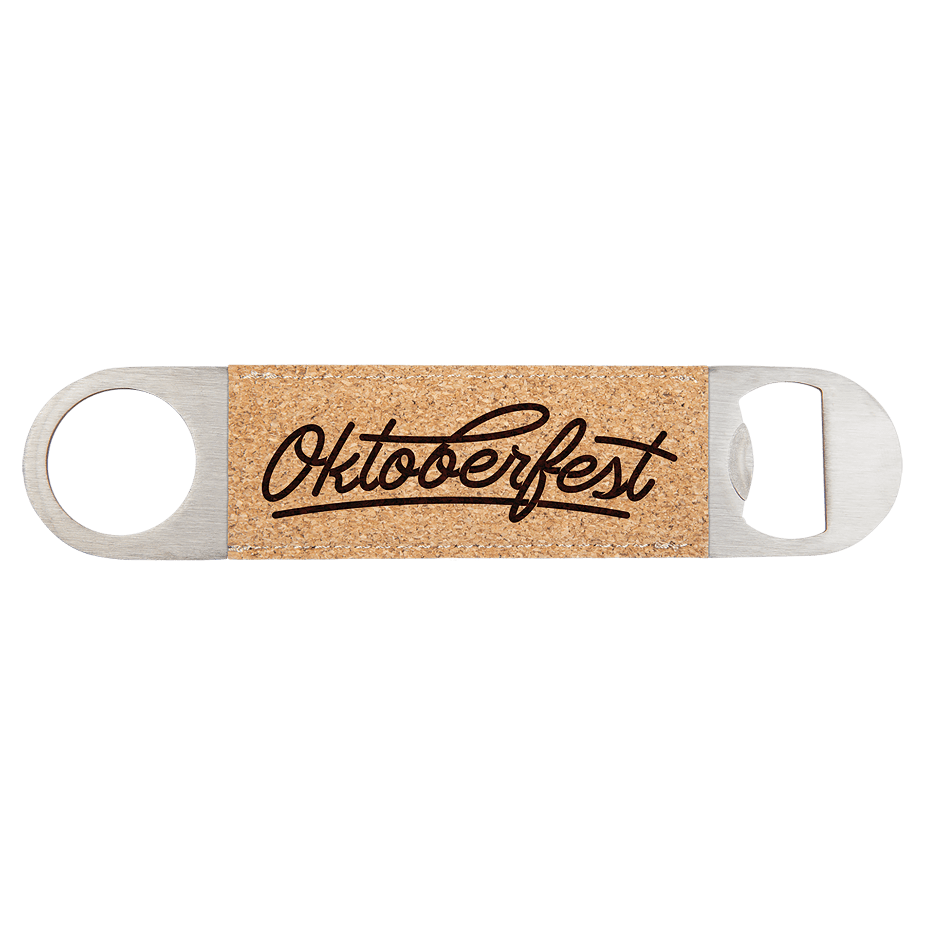 Cork Personalized Bottle Opener - Stainless Steel