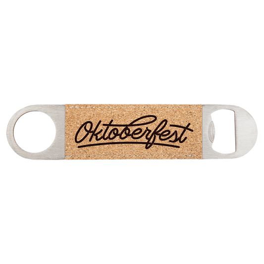 Cork Personalized Bottle Opener - Stainless Steel