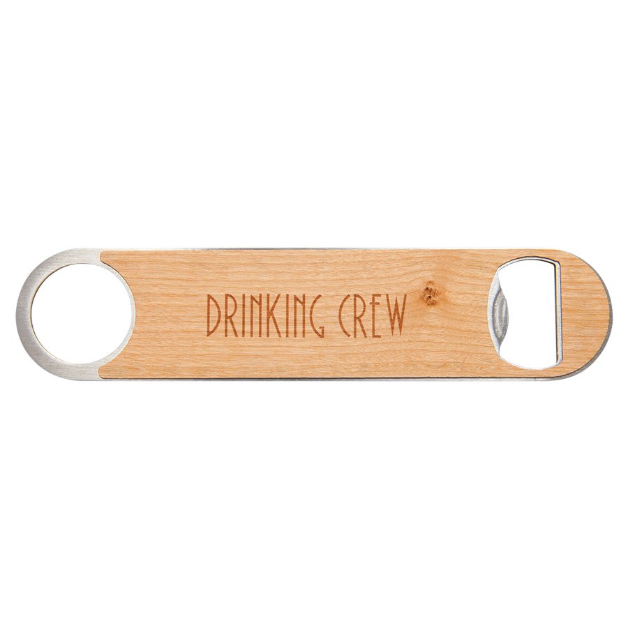 Wood Veneer Personalized Bottle Opener - Wood