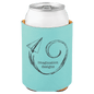 Custom Teal Leatherette Beverage Holder - Leatherette