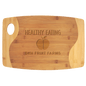Custom Two-Tone Bamboo Cutting Board with Handle