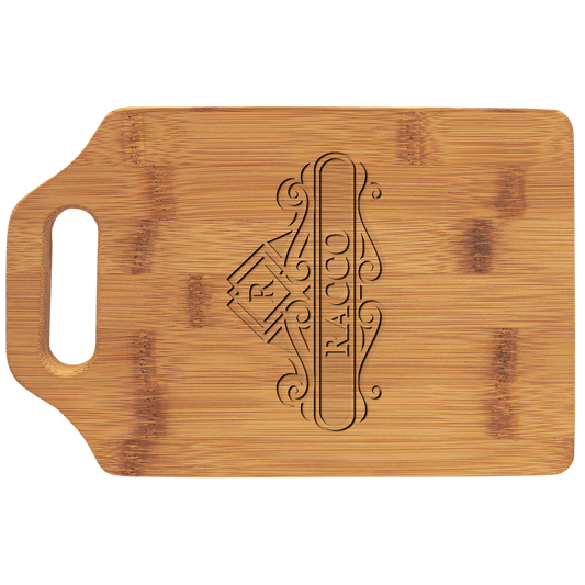 Custom Bamboo Cutting Board with Handle