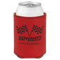 Custom Red Leatherette Beverage Holder - Leatherette