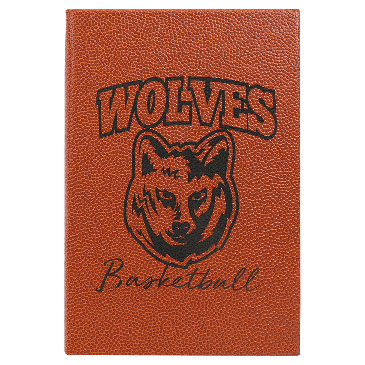 Personalized Basketball Leatherette Journal - Leatherette