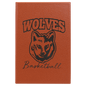 Personalized Basketball Leatherette Journal - Leatherette