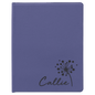 Personalized Purple Leatherette Portfolio - Leatherette