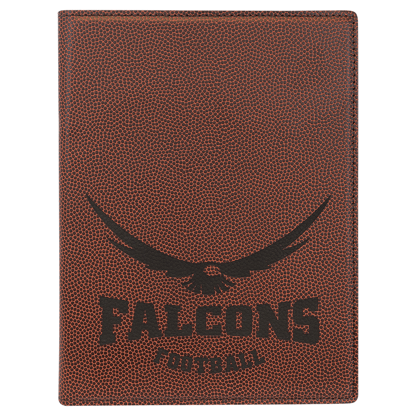 Personalized Football Leatherette Portfolio - Leatherette
