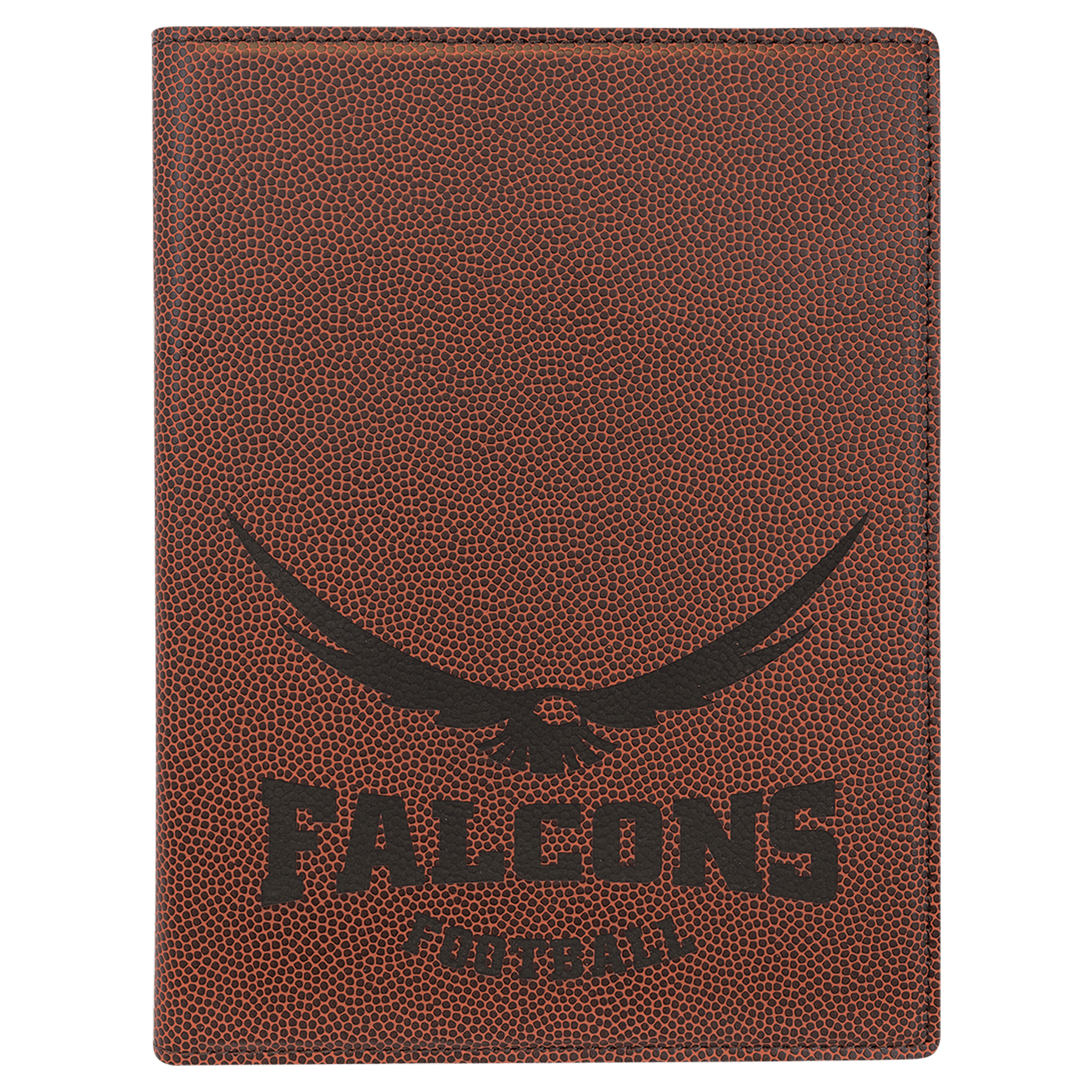 Personalized Football Leatherette Portfolio - Leatherette
