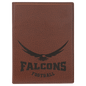 Personalized Football Leatherette Portfolio - Leatherette