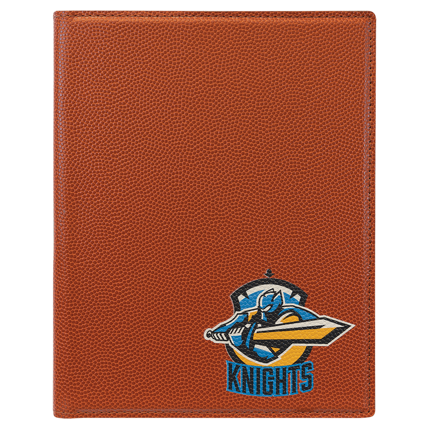 Personalized Football Small Leatherette Portfolio with Notepad - Leatherette