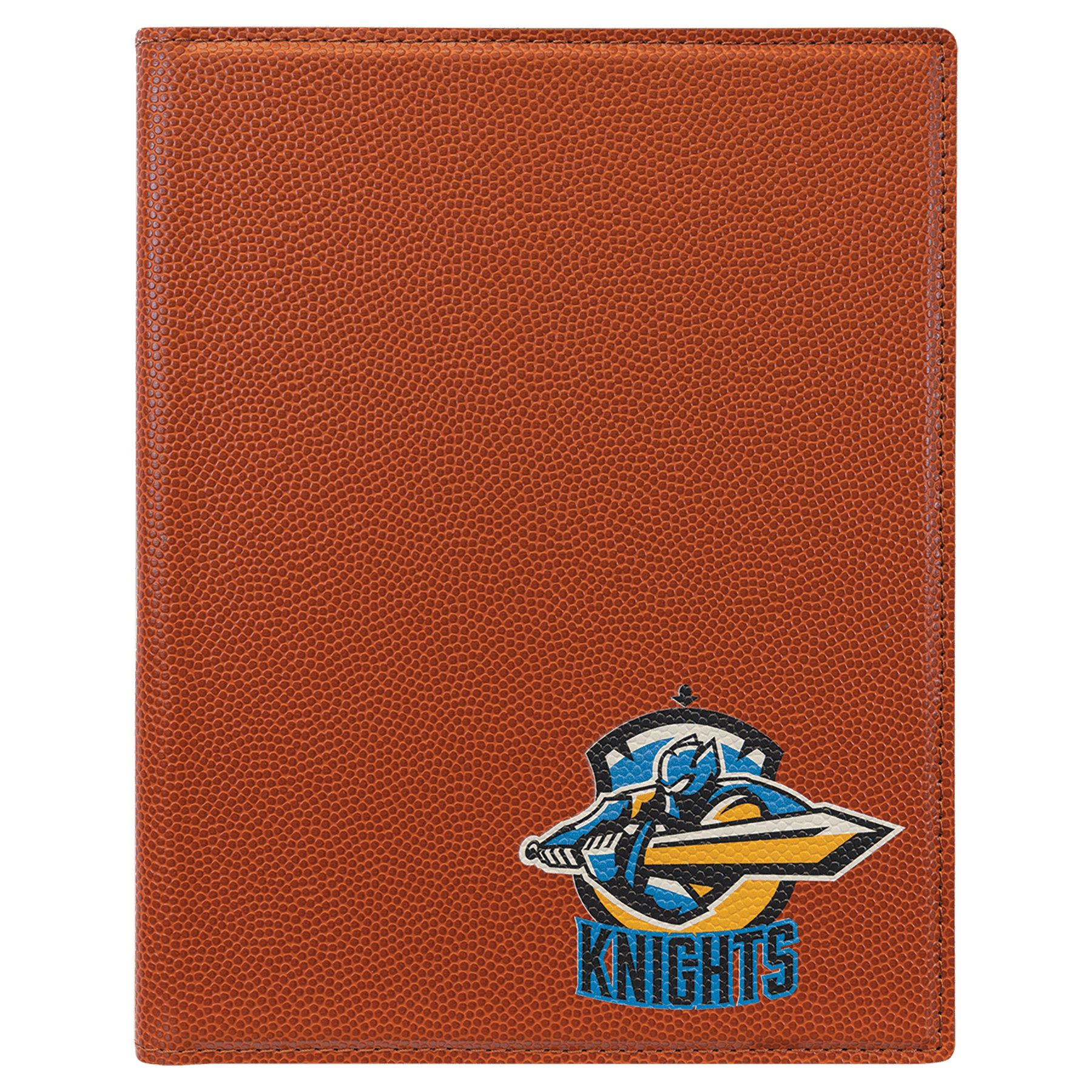 Personalized Football Small Leatherette Portfolio with Notepad - Leatherette