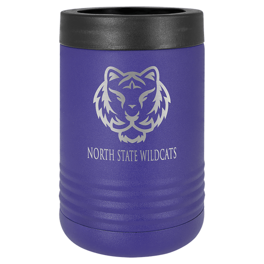 Custom Purple Polar Camel Insulated Beverage Holder - Stainless Steel