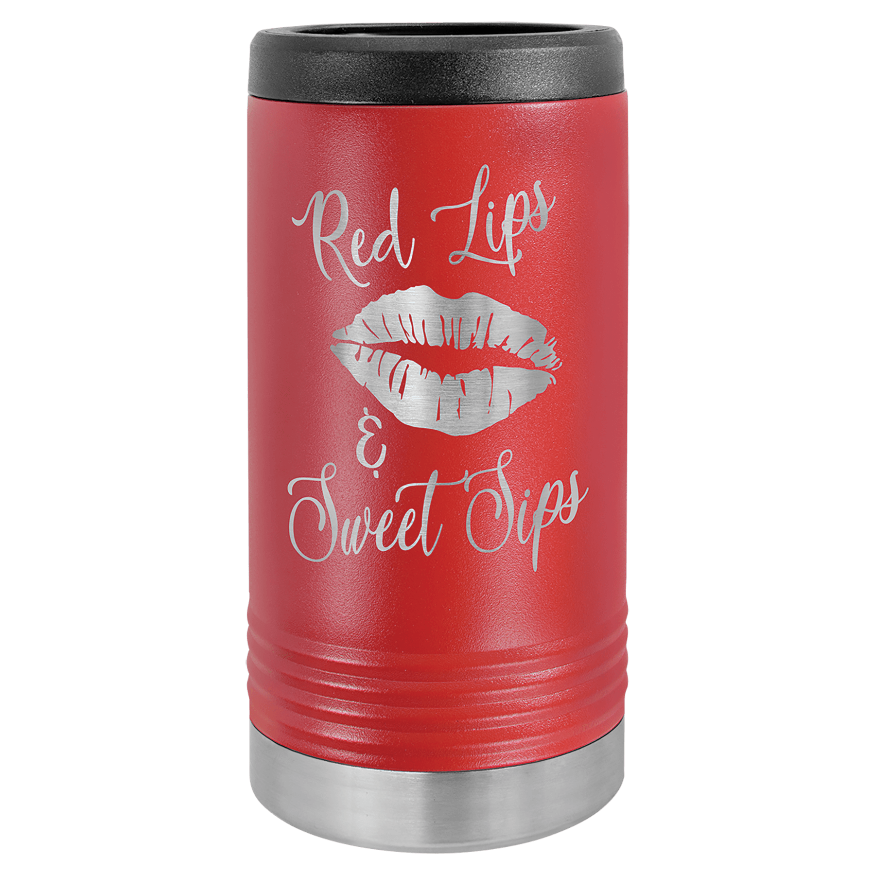 Custom Red Polar Camel Slim Beverage Holder