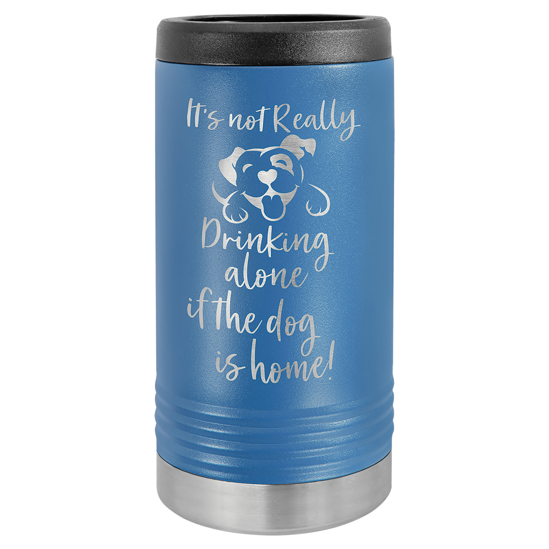 Custom Royal Blue Polar Camel Slim Beverage Holder