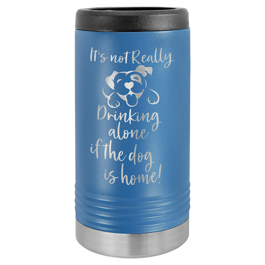 Custom Royal Blue Polar Camel Slim Beverage Holder