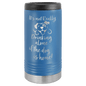Custom Royal Blue Polar Camel Slim Beverage Holder