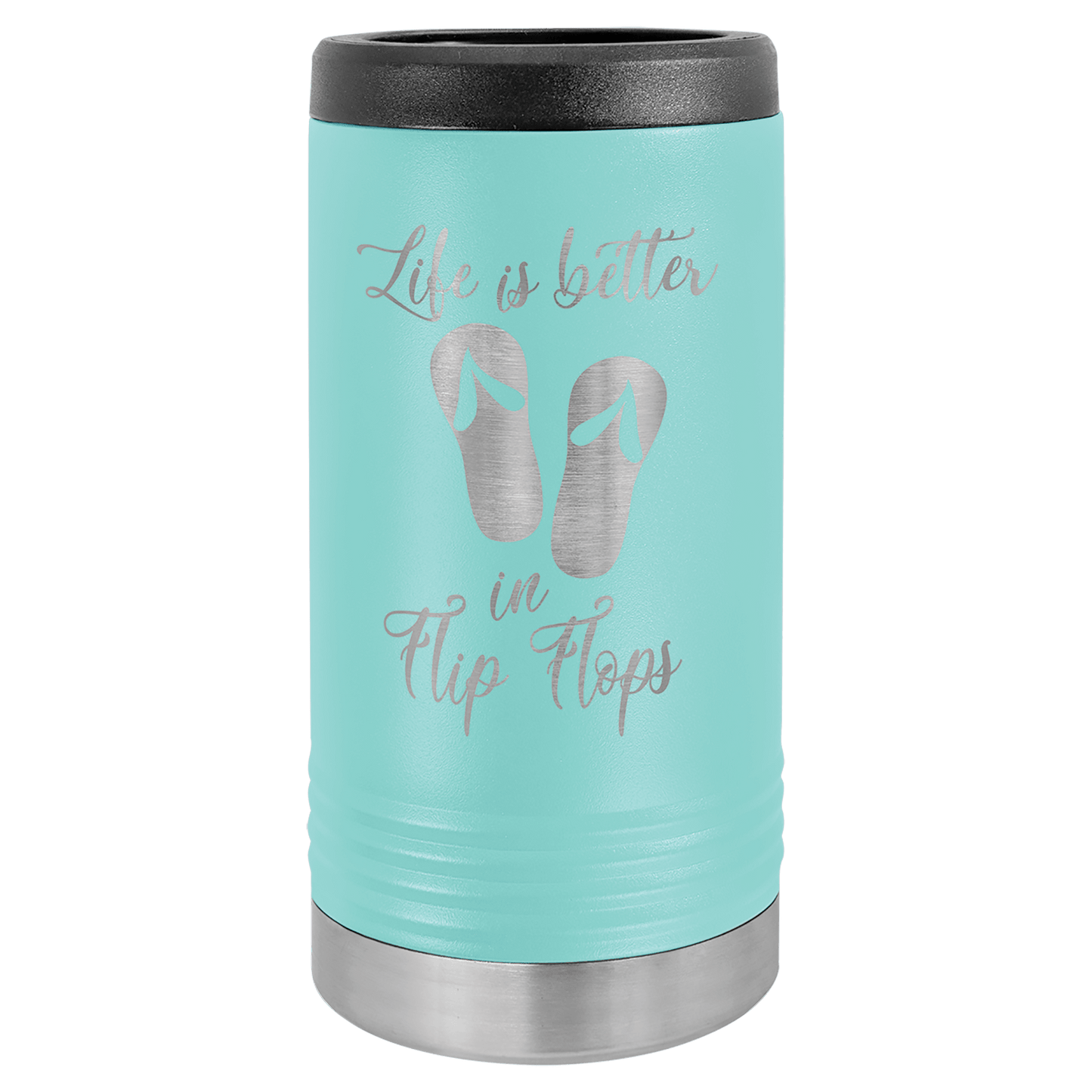 Custom Teal Polar Camel Slim Beverage Holder