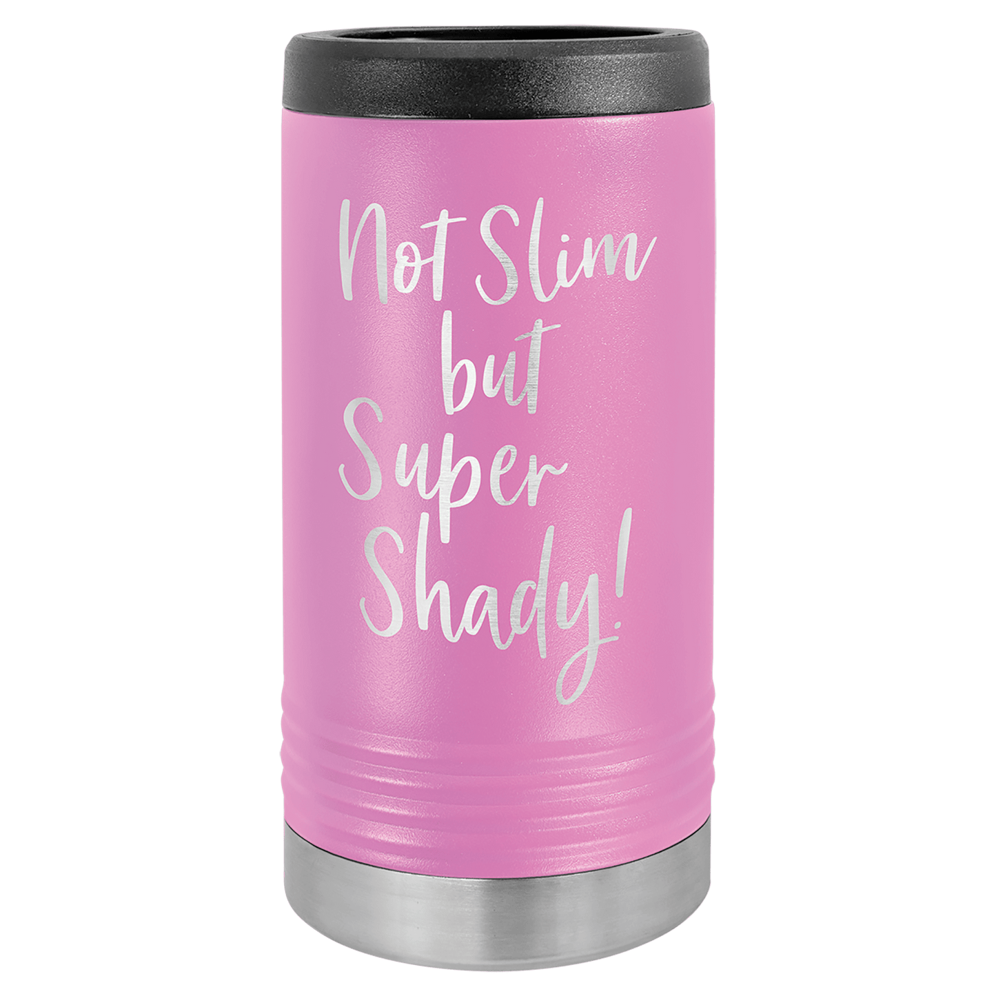 Custom Light Purple Polar Camel Slim Beverage Holder