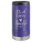 Custom Purple Polar Camel Slim Beverage Holder