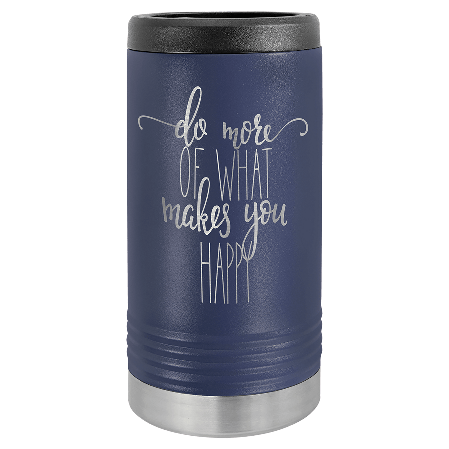 Custom Navy Blue Polar Camel Slim Beverage Holder