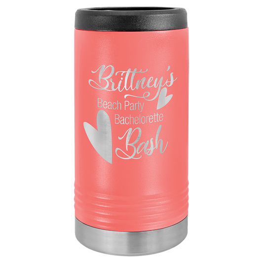Custom Coral Polar Camel Slim Beverage Holder