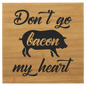 Personalized Bamboo Leatherette Wall Decor/Signage - Leatherette